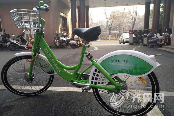 第一輛公共自行車“樣品”運抵濟南